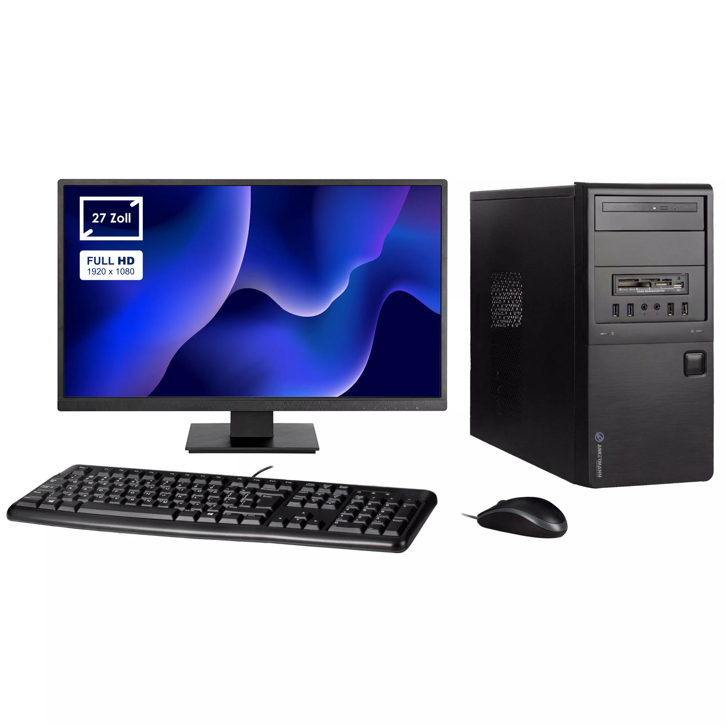 **Brand new** Ryzen 5, 500gb SSD, 8GB Ram Office PC with Monitor, Keyboard and Mouse